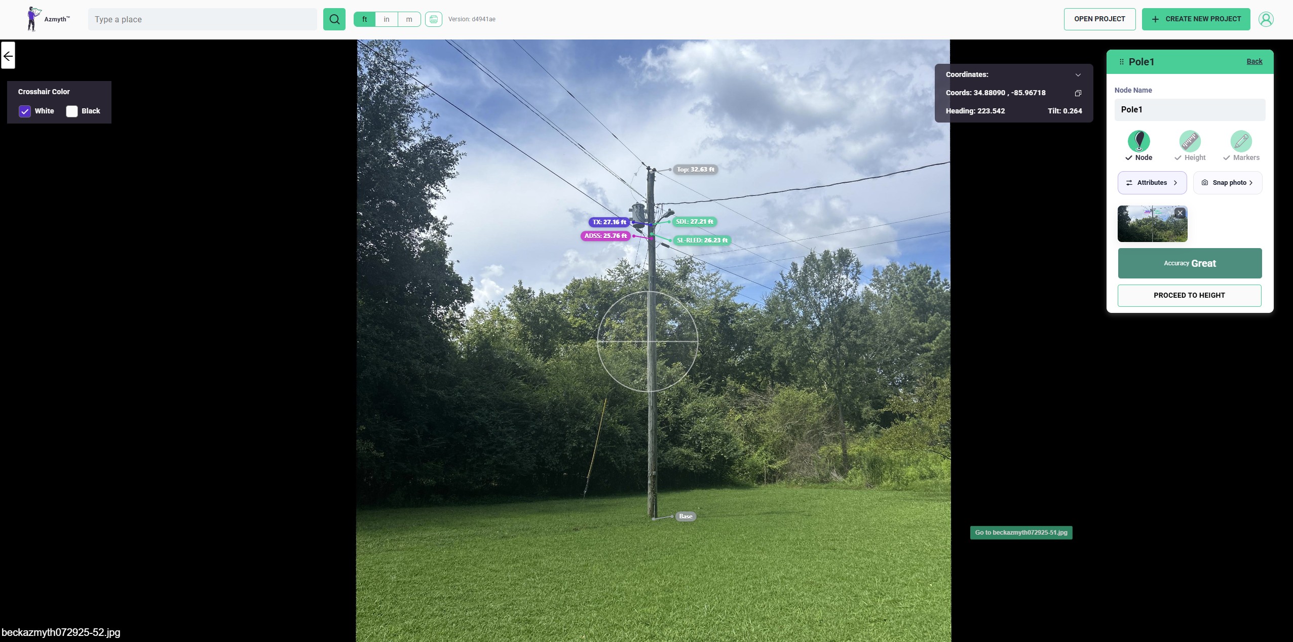 Azmyth on Foot Annotated Image